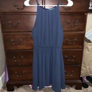 Francesca’s Navy Blue Formal Dress